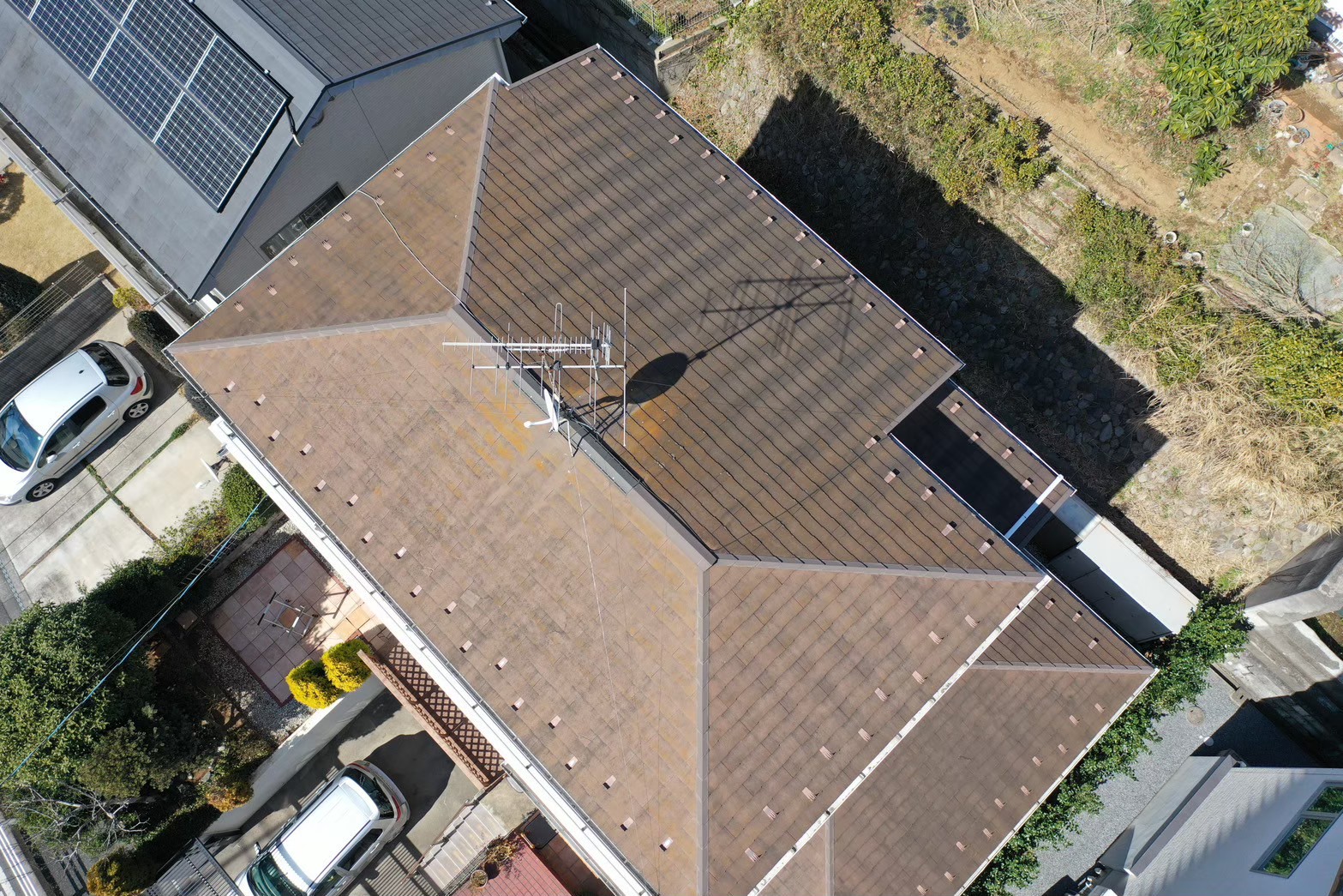 千葉県流山市M様邸屋根カバー前の写真